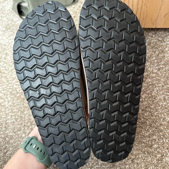 Sonoma Taupe Suede Buckle Sandals - Picture 2 of 3